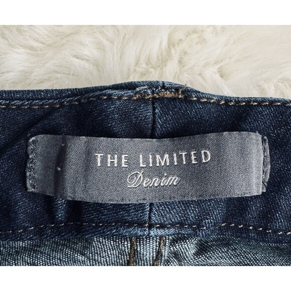 The Limited Skinny Jeans 12 L (31x31) Dark Wash Blue Denim Super Stretch Womens - Picture 4 of 10